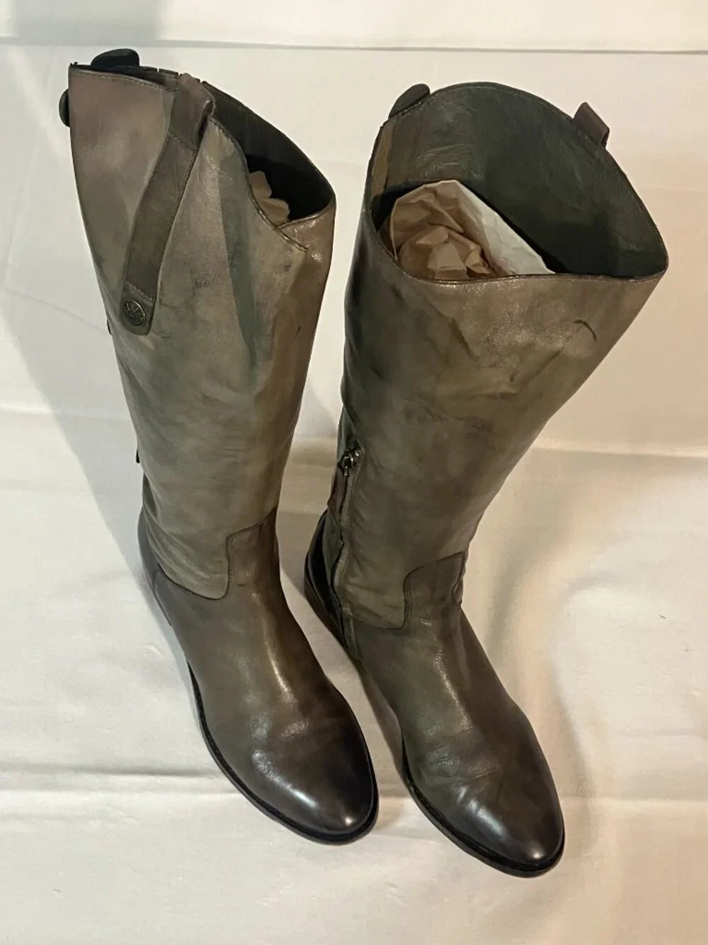 Sam Edelman Riding Boots in Olive Green